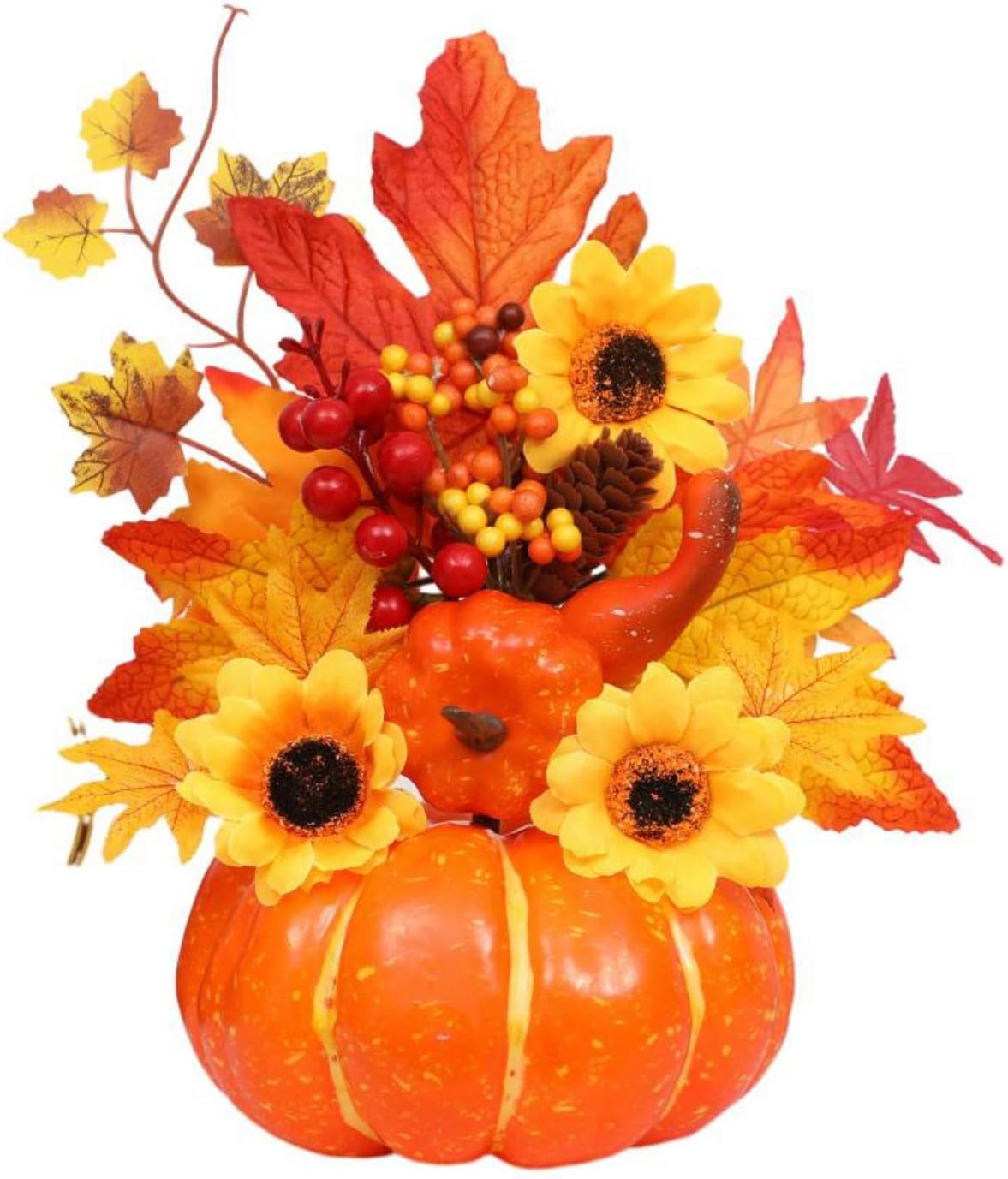 Ochine 12 Inch Artificial Pumpkins for Fall Decor Home