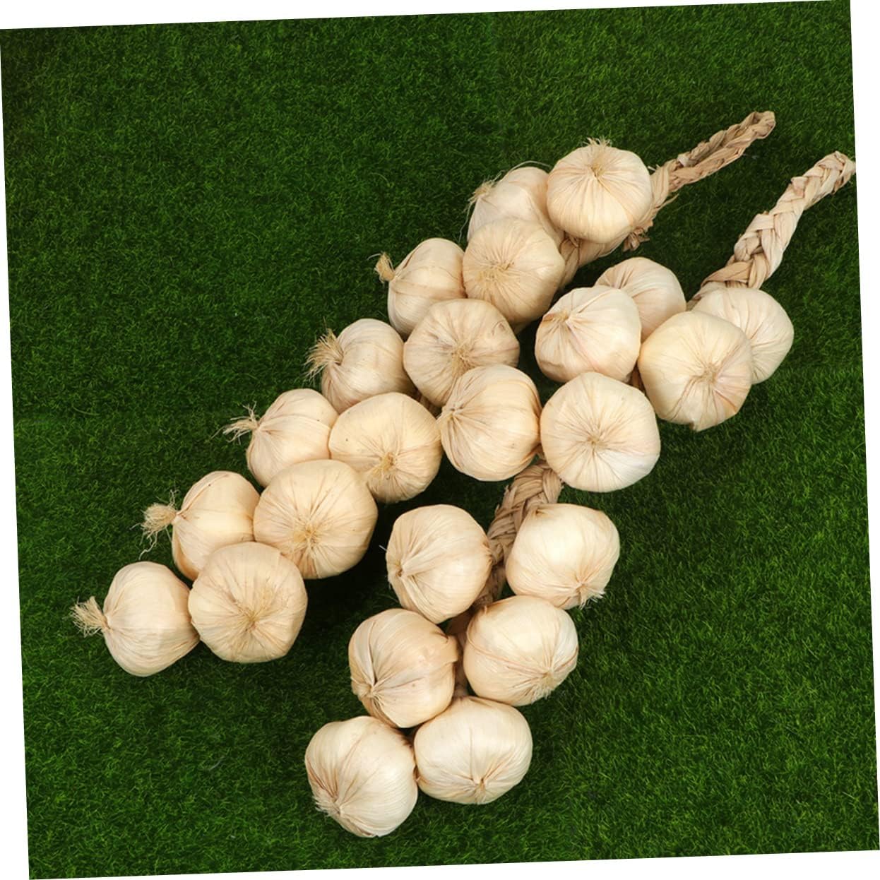 Mobestech 2Pcs Simulated Garlic Strings Halloween Decor