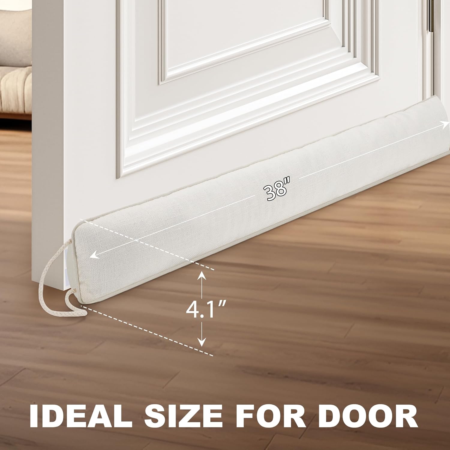 UUYUUY Door Draft Stopper 38 Inches All-Season Gap Filler