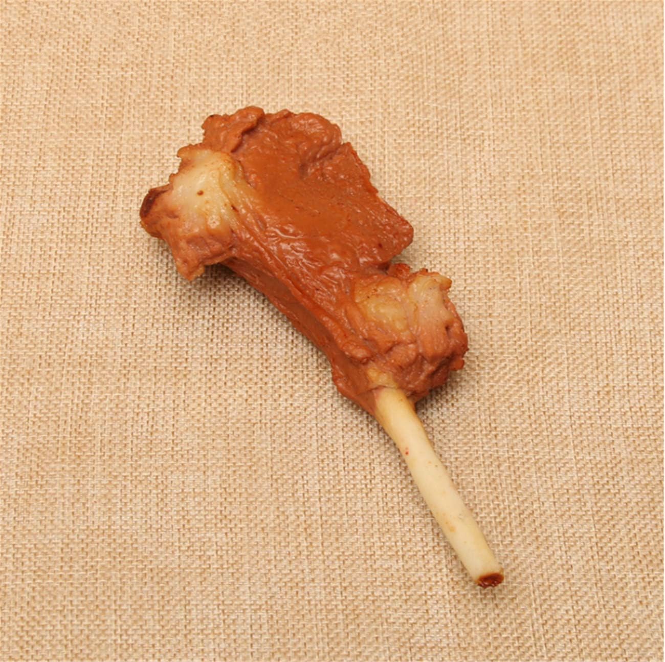 Zzooi Realistic Artificial Fried Lamb Chop Display