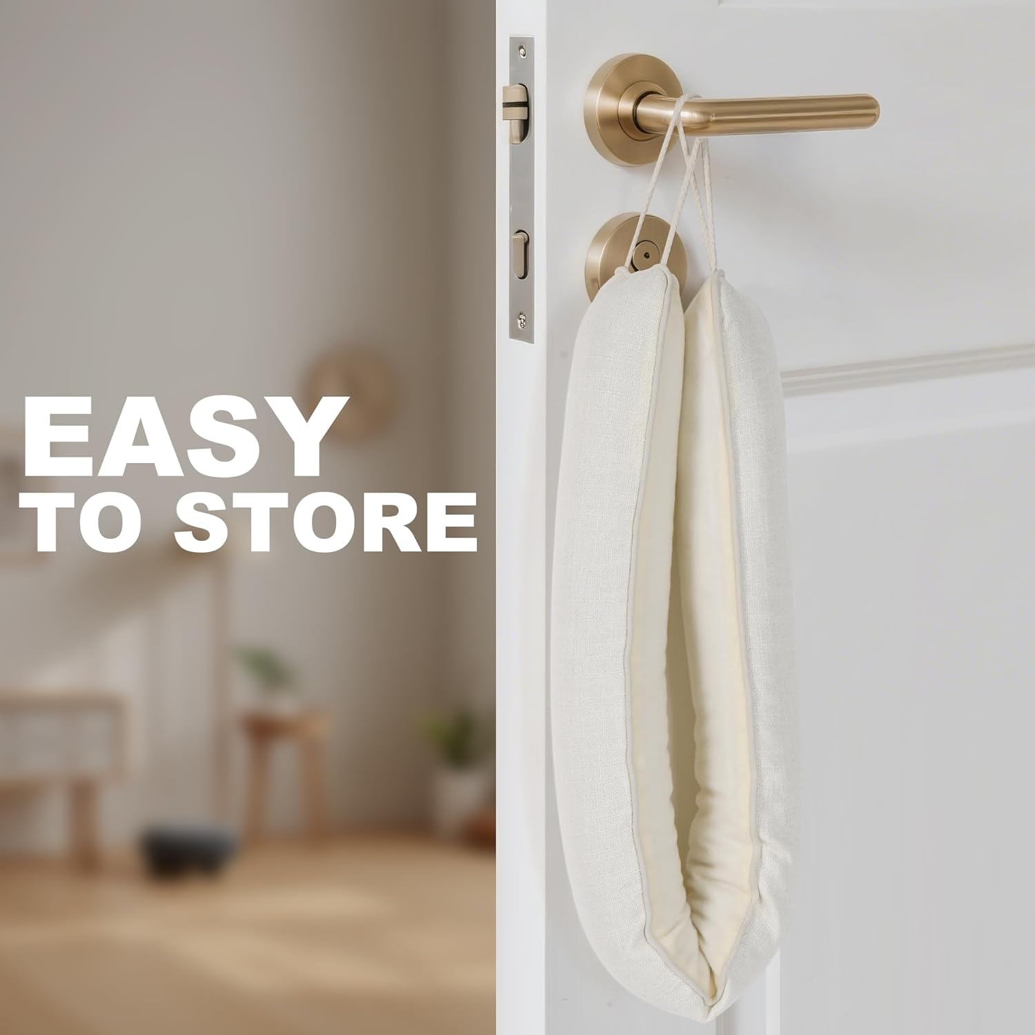 UUYUUY Door Draft Stopper 38 Inches All-Season Gap Filler
