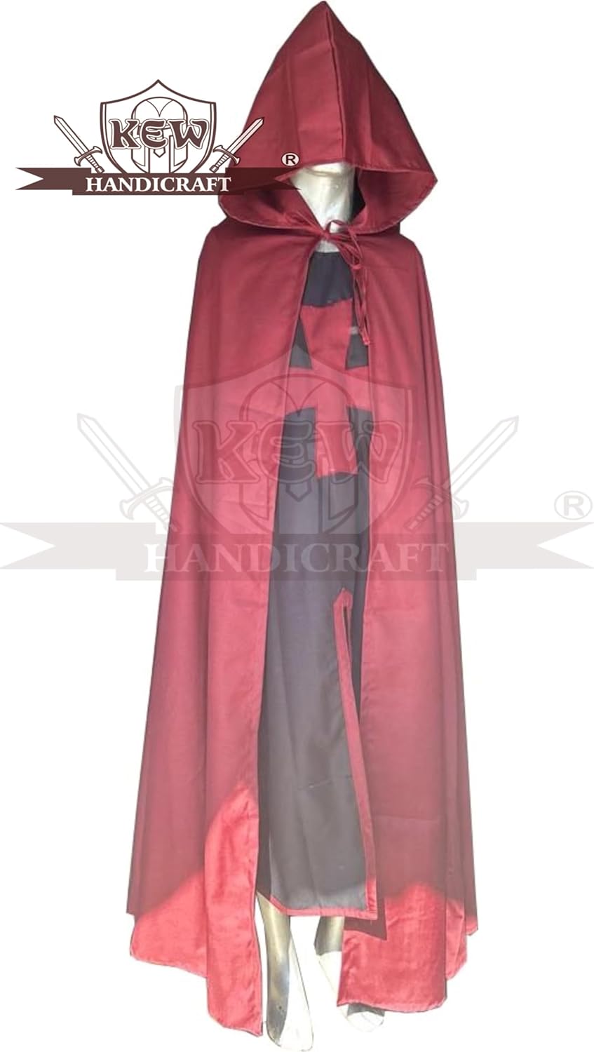 Medieval Fight Club Templar Knight Surcoat and Cloak Costume