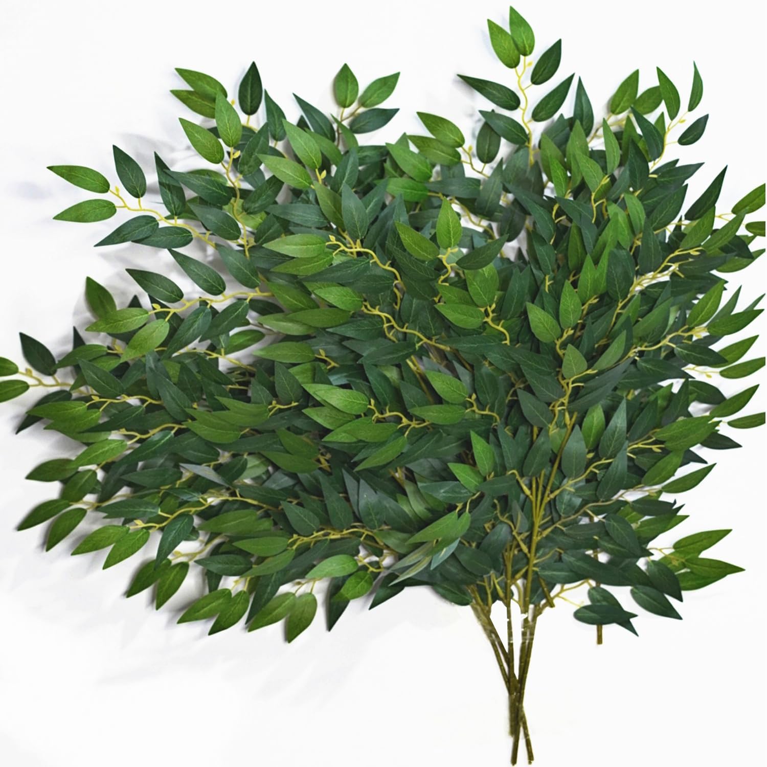 Ardemiy Artificial Greenery Centerpieces 8pcs Realistic Leaves
