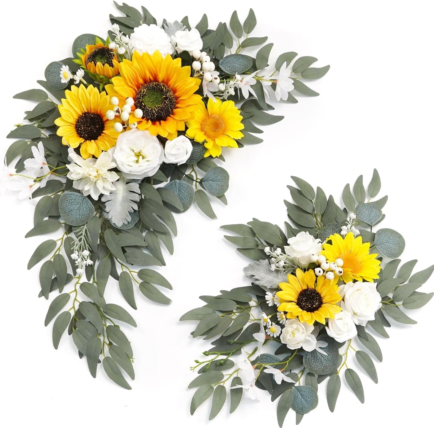 Faux Flower Swag Set of 2 for Wedding Welcome Signs