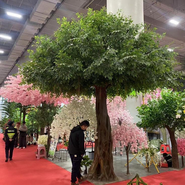 QIUPAI Artificial Banyan Tree 1mx08m Home Decor