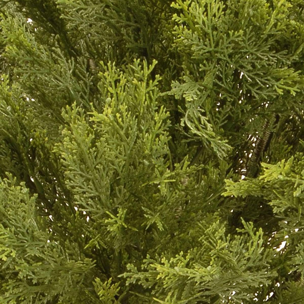 National Tree 24 Inch Artificial Arborvitae with 35 Clear Lights