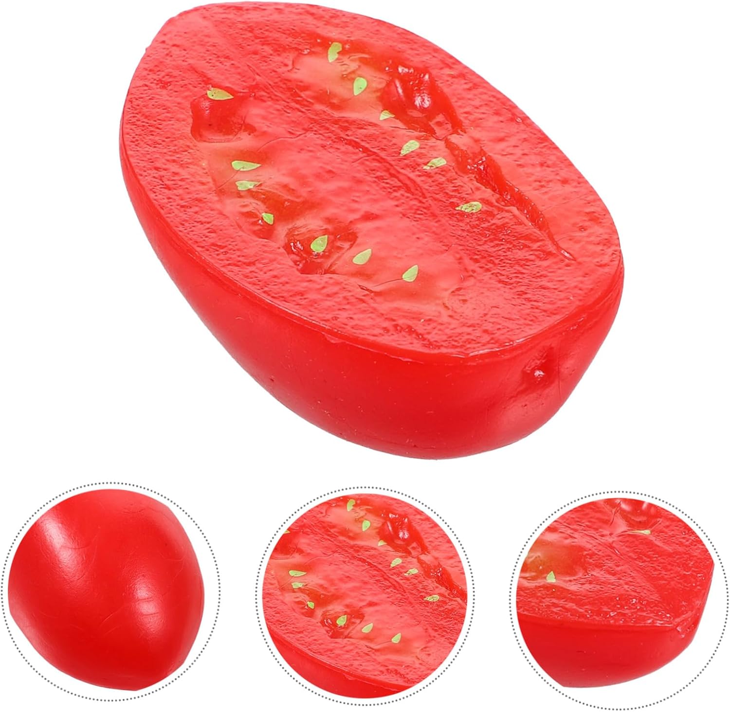 VOSAREA 10pcs Fake Half Cherry Tomato Artificial Vegetable Display Props