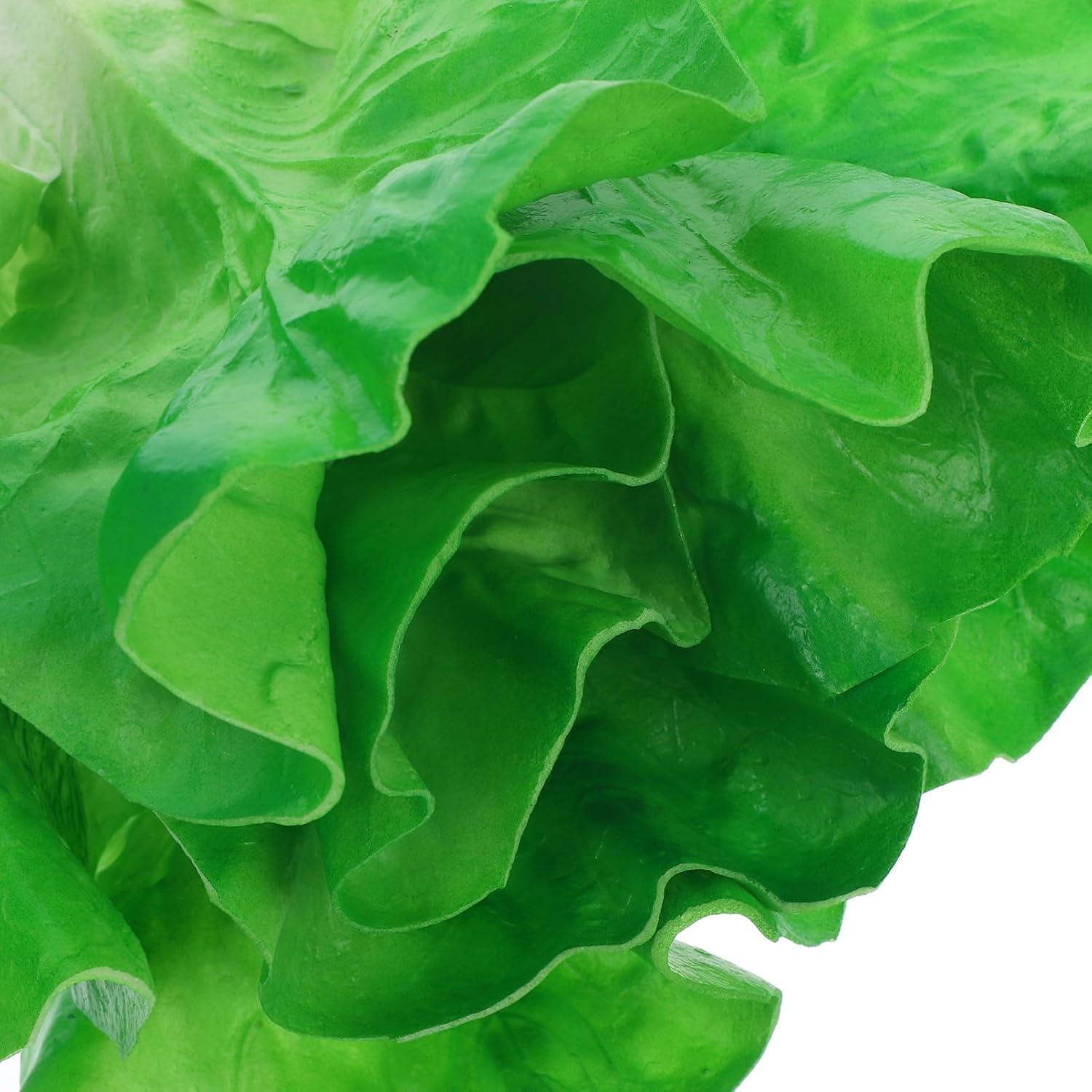 PRETYZOOM Realistic Artificial Lettuce Leaves Salad Decor