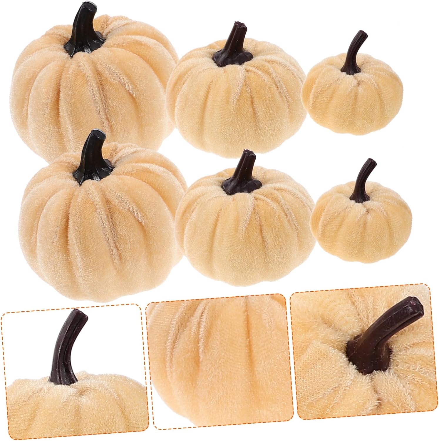 DIY Halloween Decorations 6 Pack Fake Pumpkins Party Centerpiece