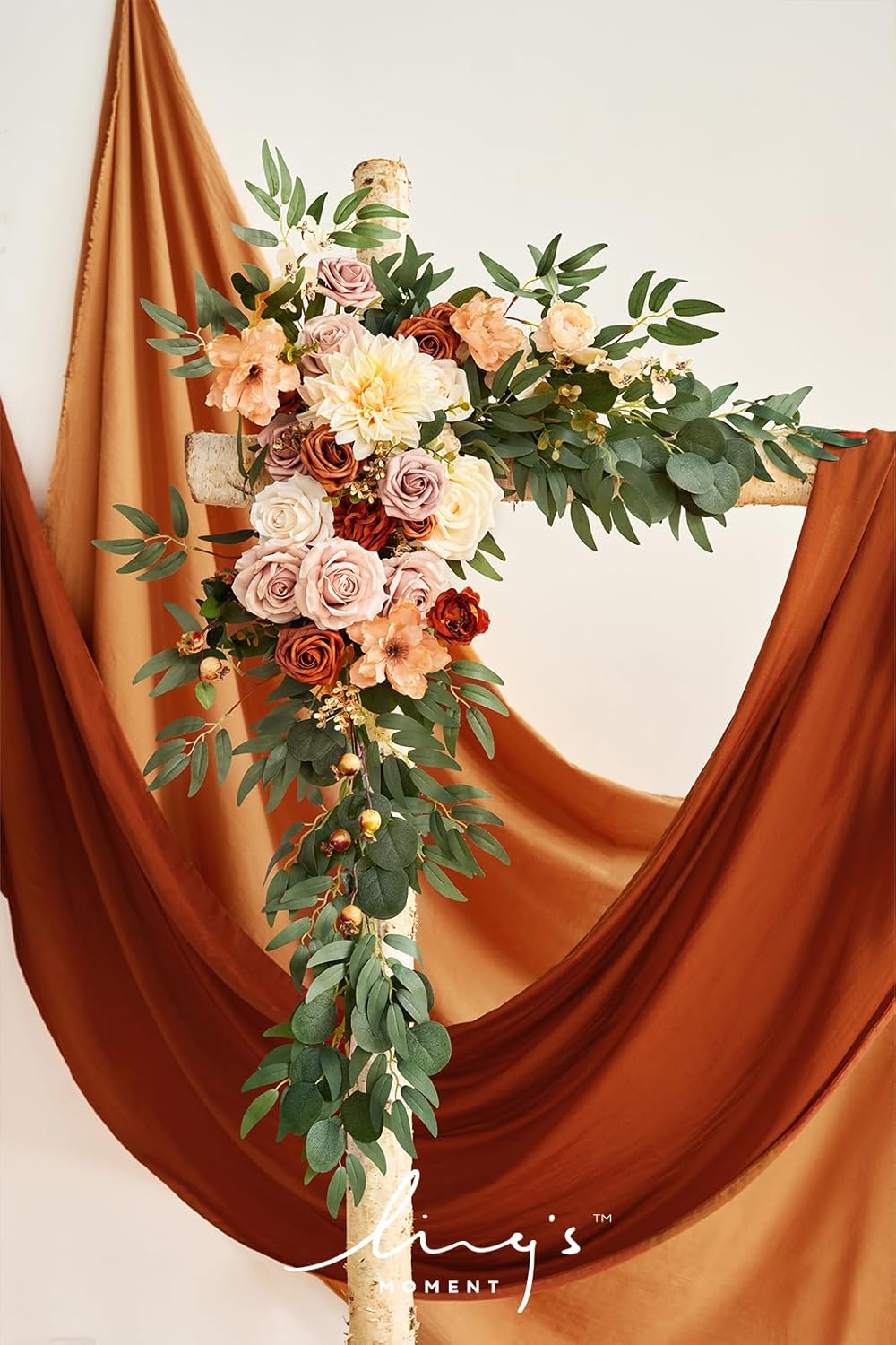 Lings Moment Fall Wedding Arch Flowers Kit Pack of 4
