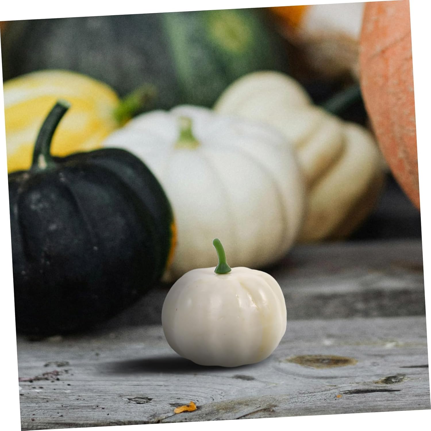 16pcs Artificial Pumpkins Halloween Decor DIY Craft Props