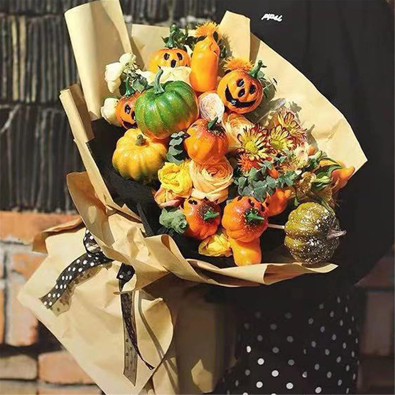 4PCS Artificial Mini Pumpkin Decor for Fall Events