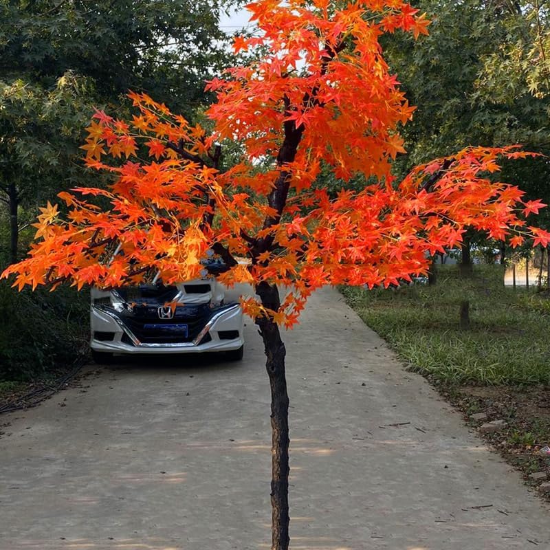 Large Artificial Maple Tree with Faux Silk Leaves