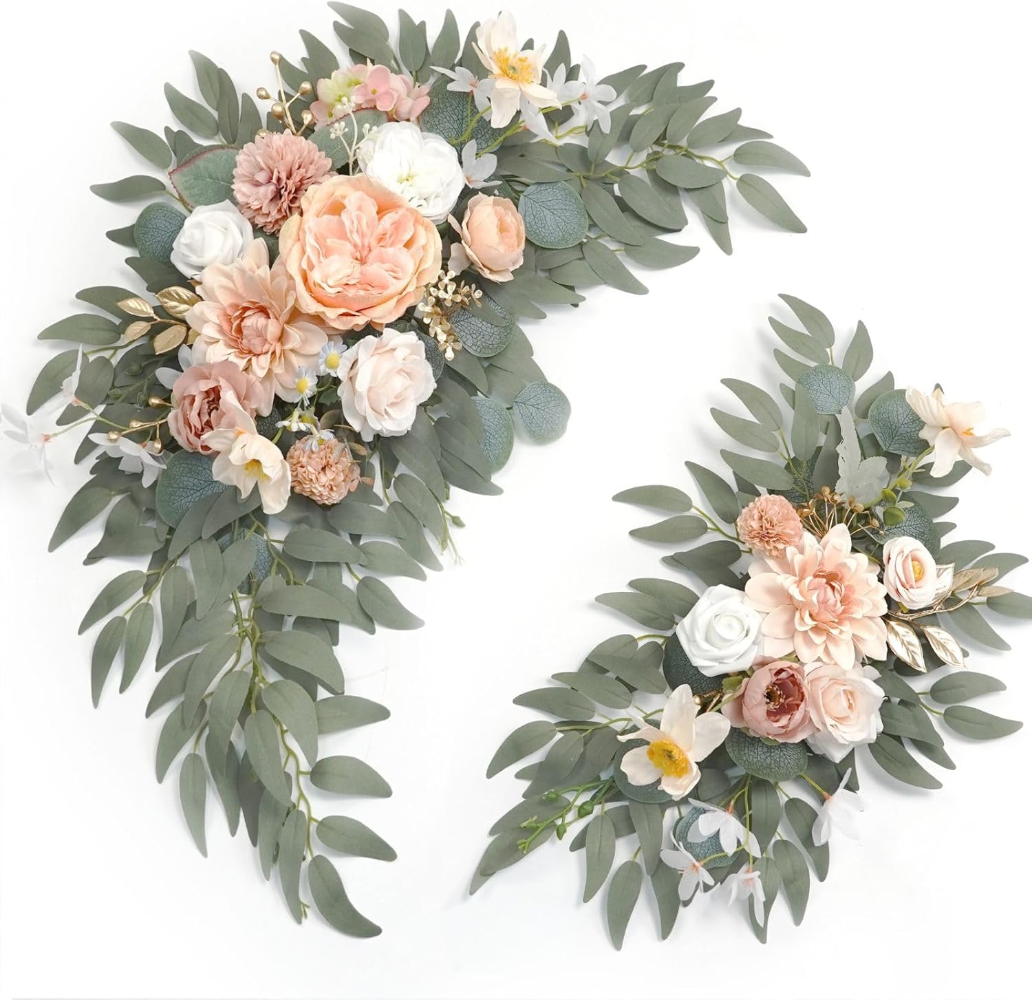 Faux Flower Swag Set of 2 for Wedding Welcome Signs 1