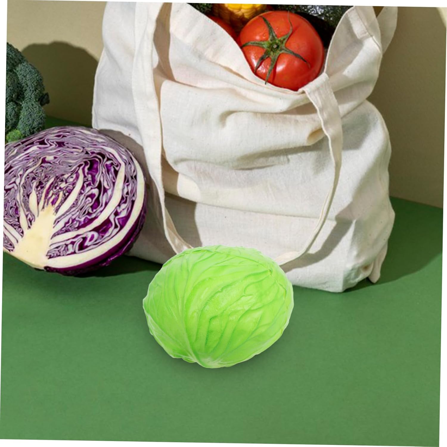 Realistic Faux Cabbage Ornament for Home Office Wedding Photography