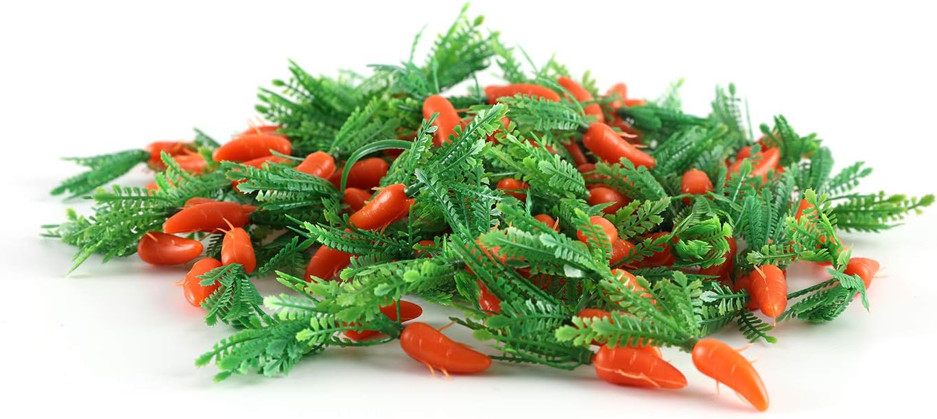 Mini Easter Carrots - 100PCS Artificial Decorations
