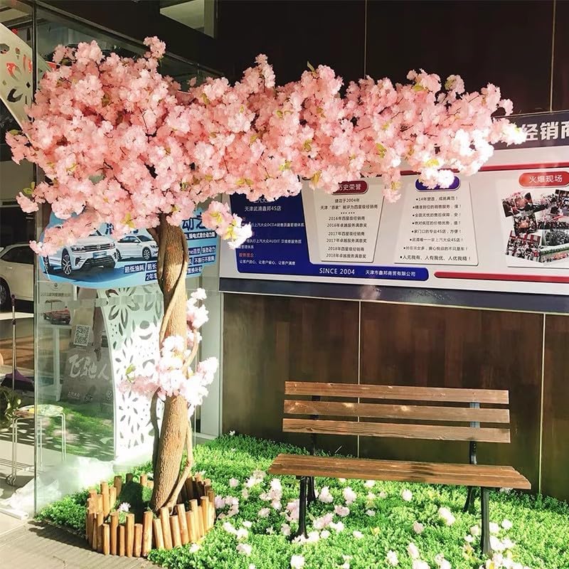 Artificial Cherry Blossom Tree 1mx08m for Home Wedding Decor