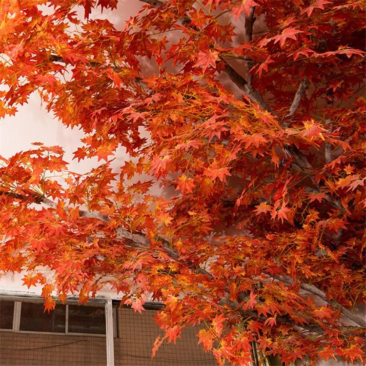 Large Artificial Maple Tree with Faux Silk Leaves