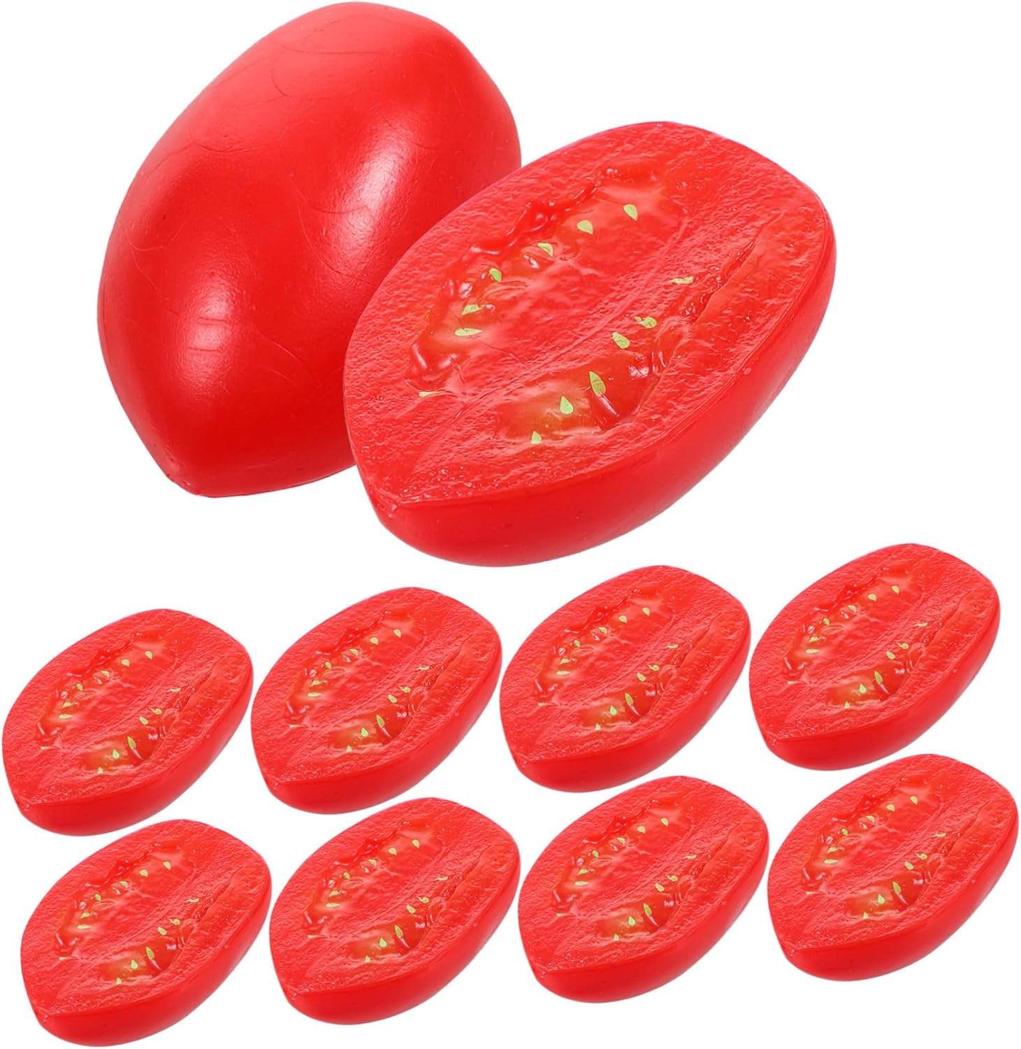 MAGICLULU 10pcs Fake Cherry Tomato Decor Models