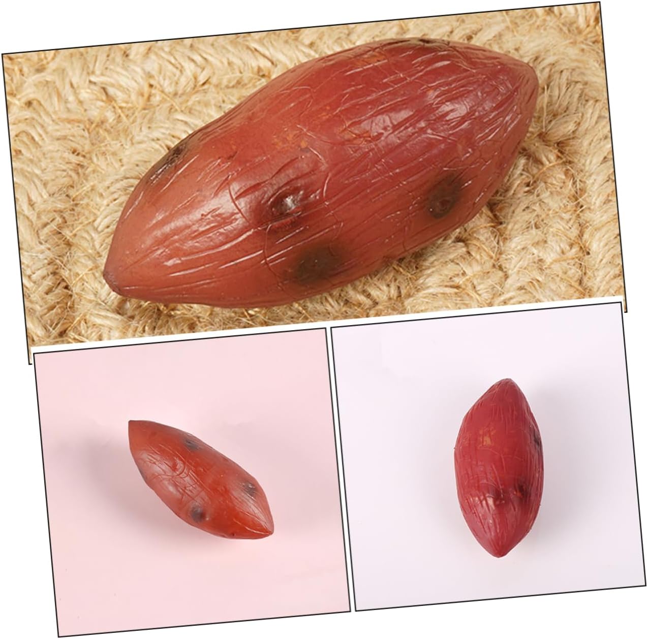 Realistic Artificial Sweet Potato Model Set 5Pcs