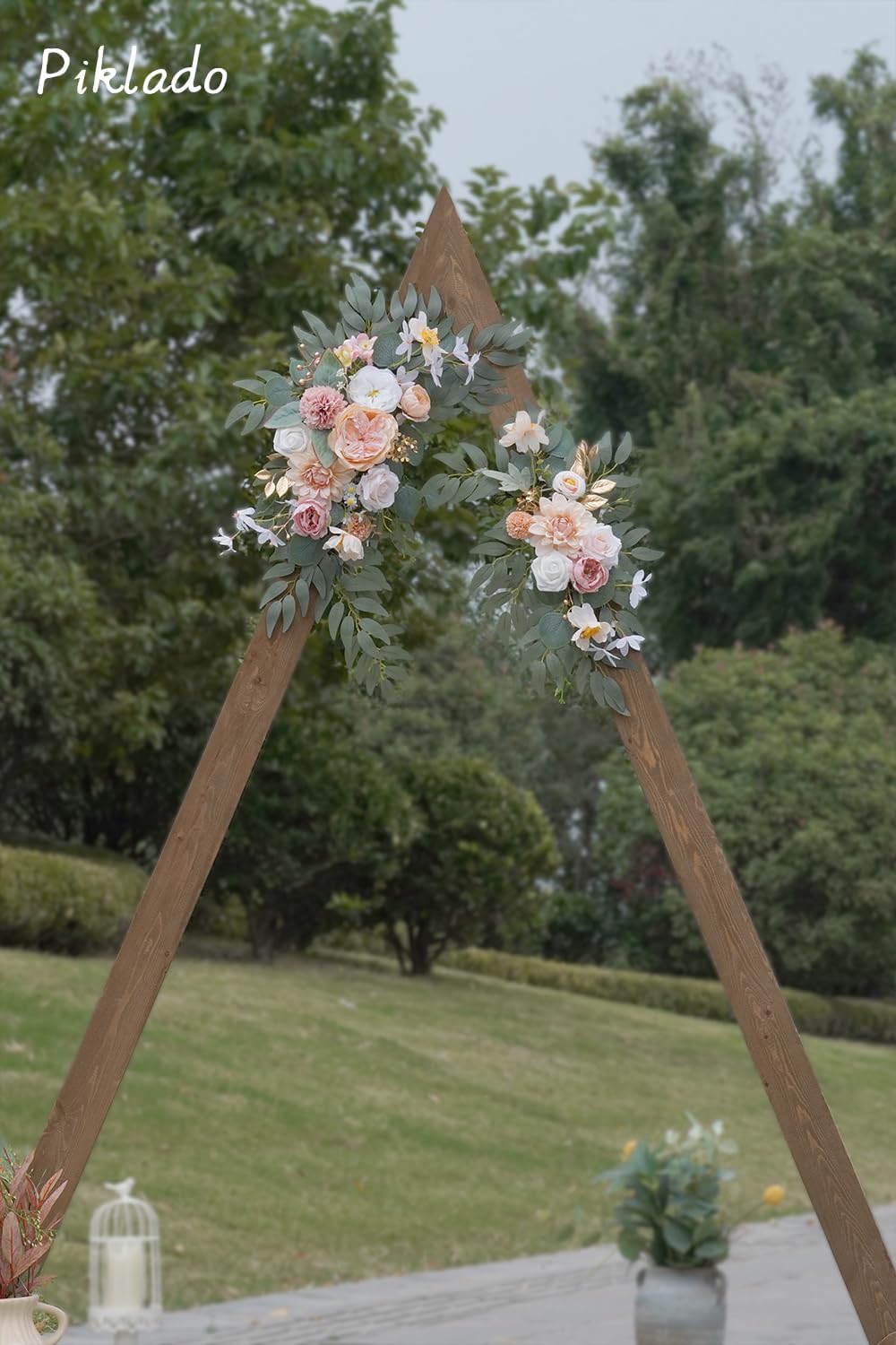Faux Flower Swag Set of 2 for Wedding Welcome Signs 1