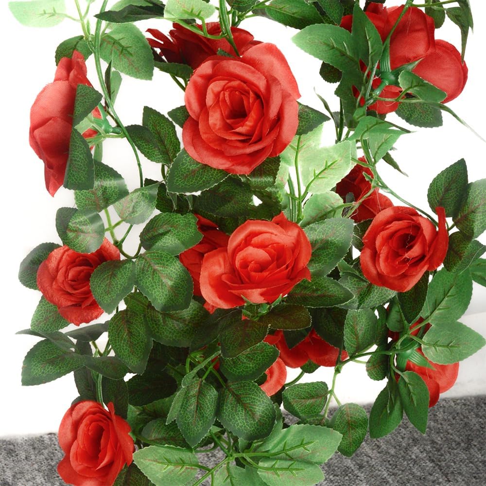 5Pcs Artificial Rose Garland for Wedding Arch Garden Decor