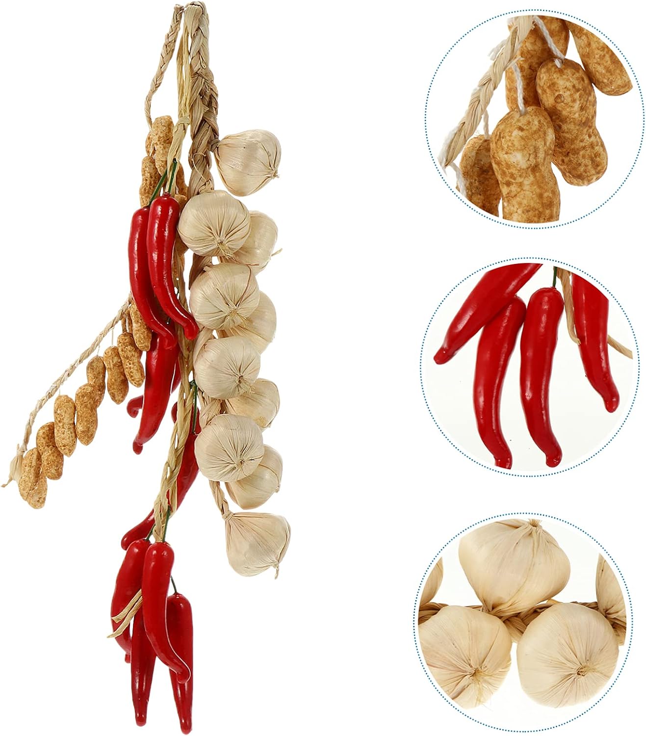 BESPORTBLE Artificial Vegetable Hanging Decor Set of 3