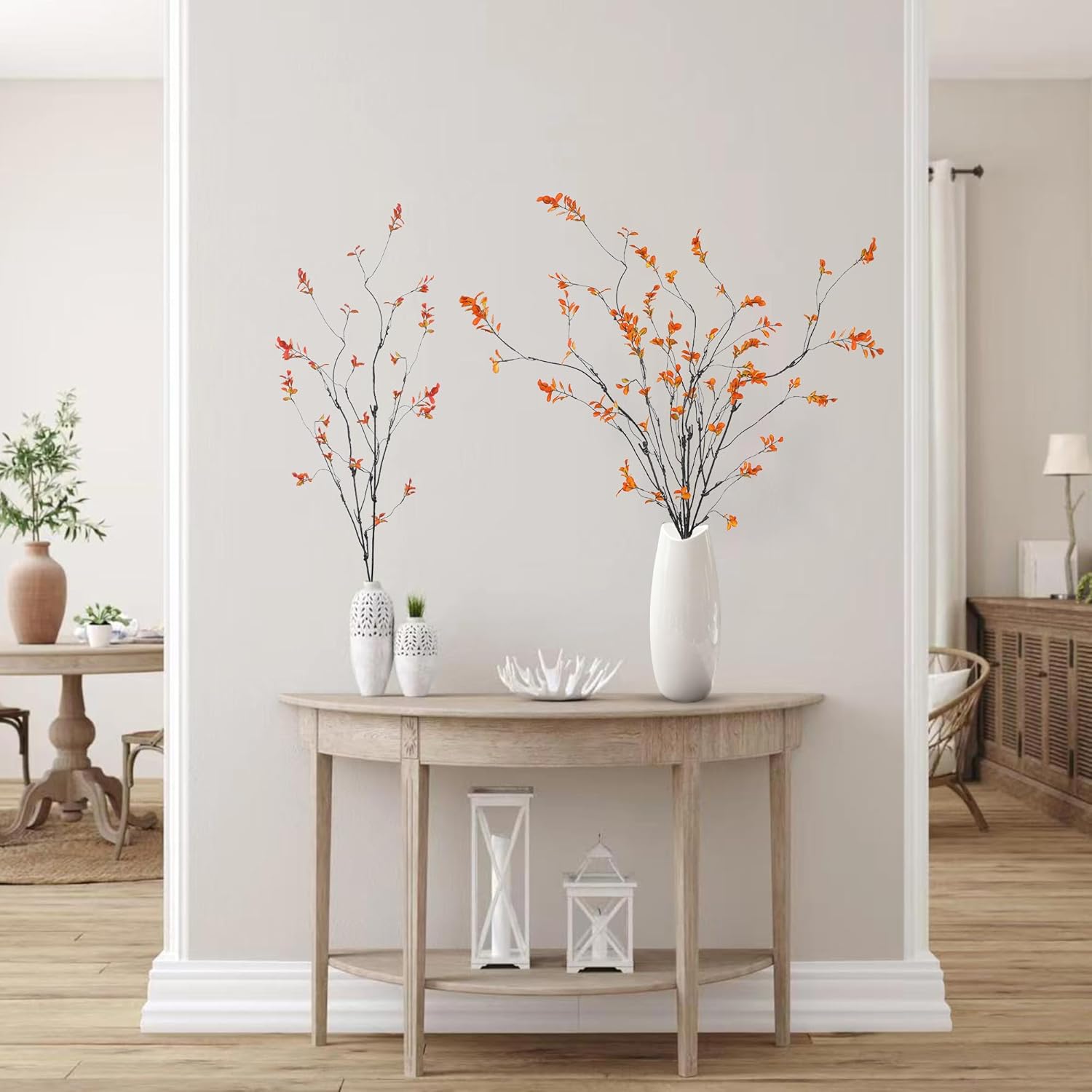 Sggvecsy 472 Artificial Ficus Branches for Fall Decor