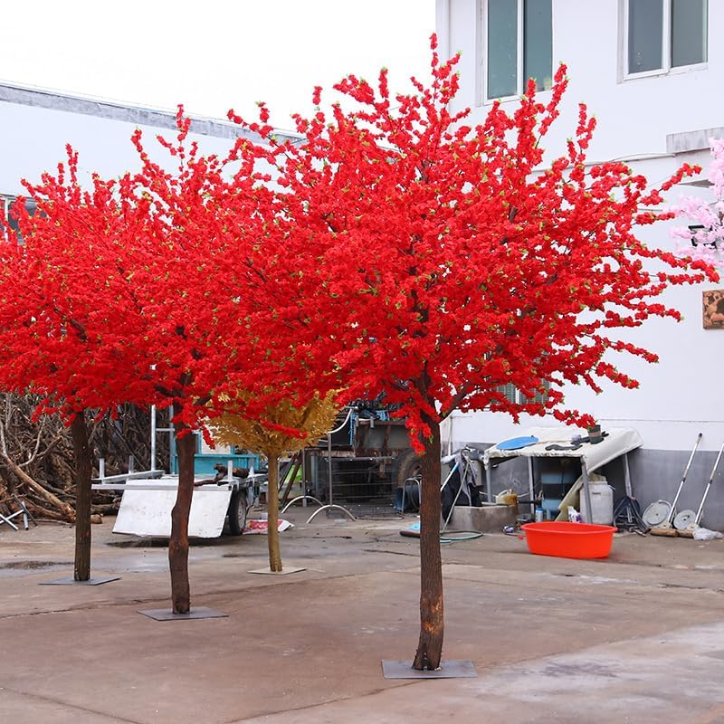 Fake Flower Cherry Blossom Tree 1mx08m Artificial Decor