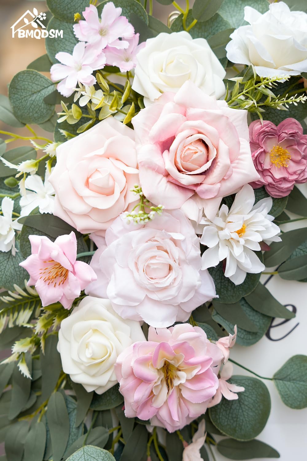 Wedding Welcome Signs Floral Pack of 2 New Pink