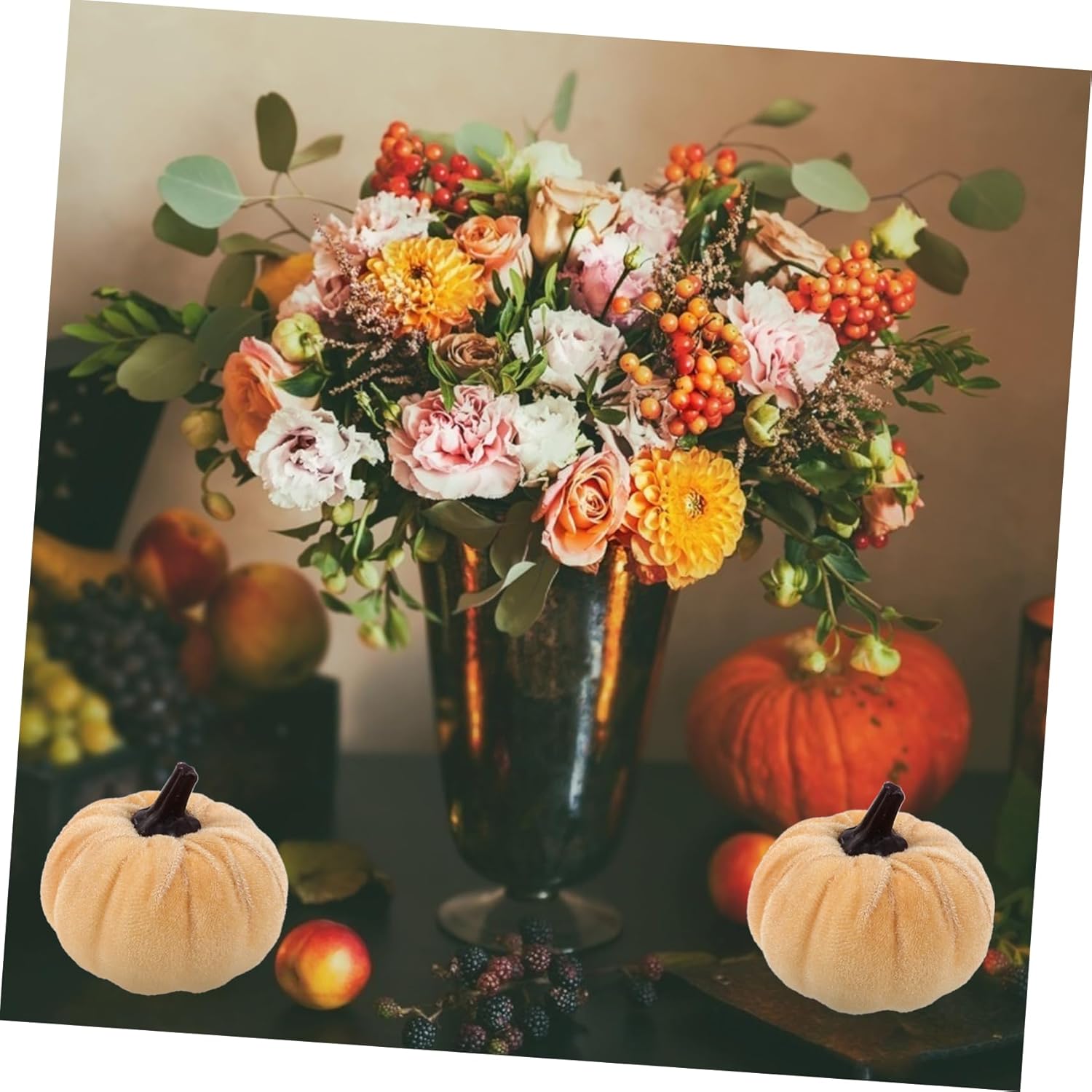 DIY Halloween Decorations 6 Pack Fake Pumpkins Party Centerpiece