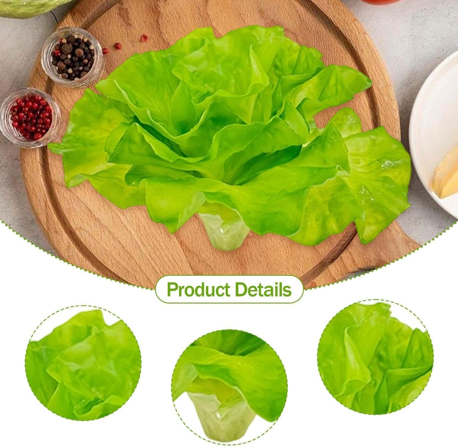 Lindagary Artificial Lettuce Model Wedding Decoration Prop