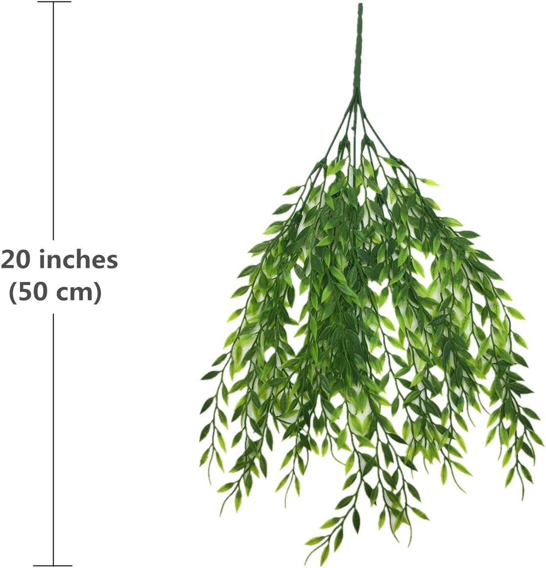 CATTREE Artificial Weeping Willow Garland 8 Pcs UV Resistant