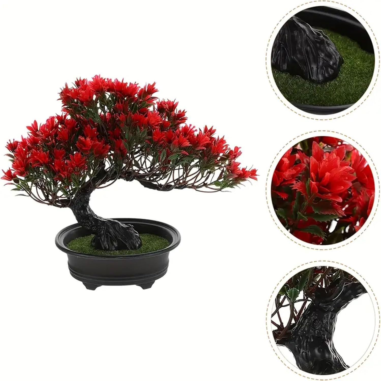 AzureLeap Artificial Bonsai Tree Red 95 Inch