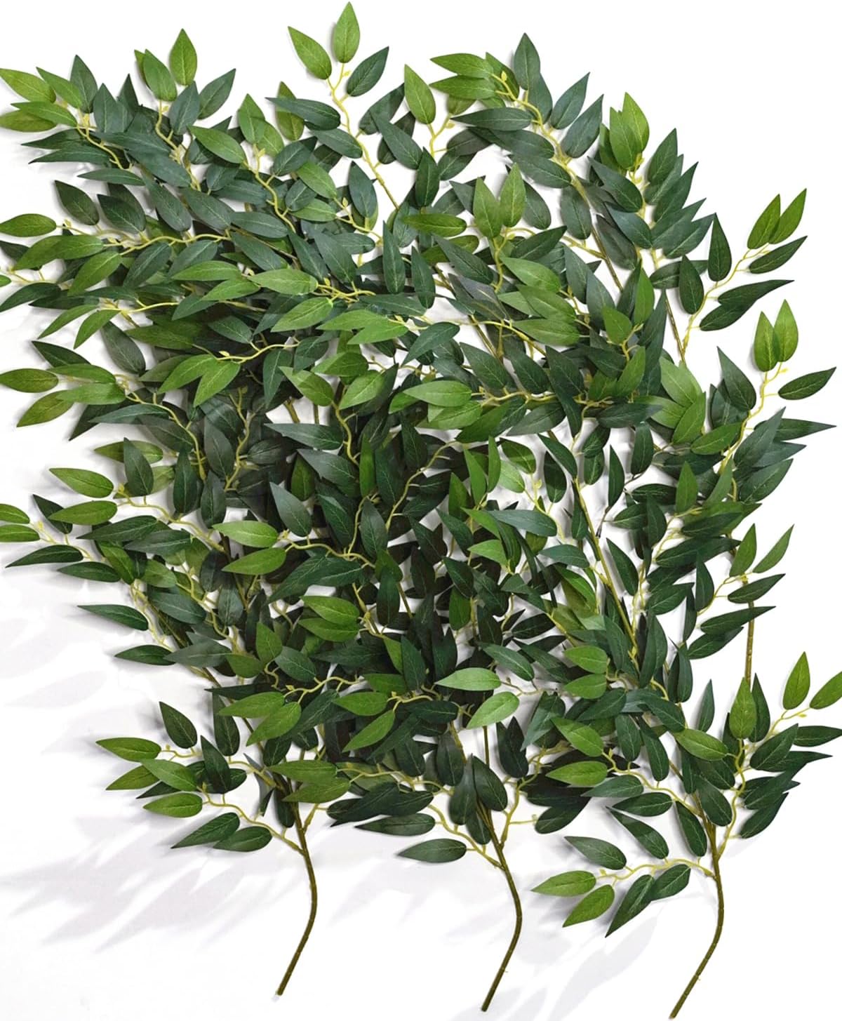 Ardemiy Artificial Greenery Centerpieces 8pcs Realistic Leaves