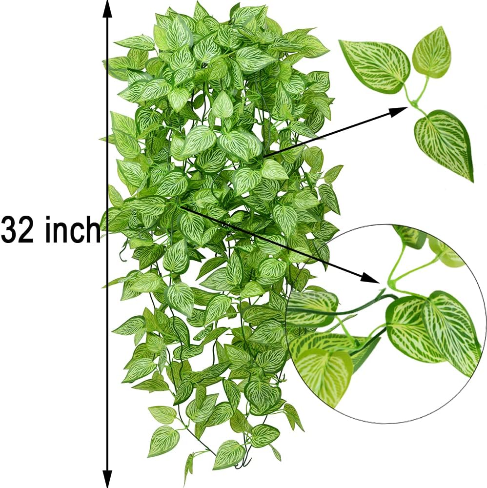 UV Resistant Artificial Hanging Plants 2pcs