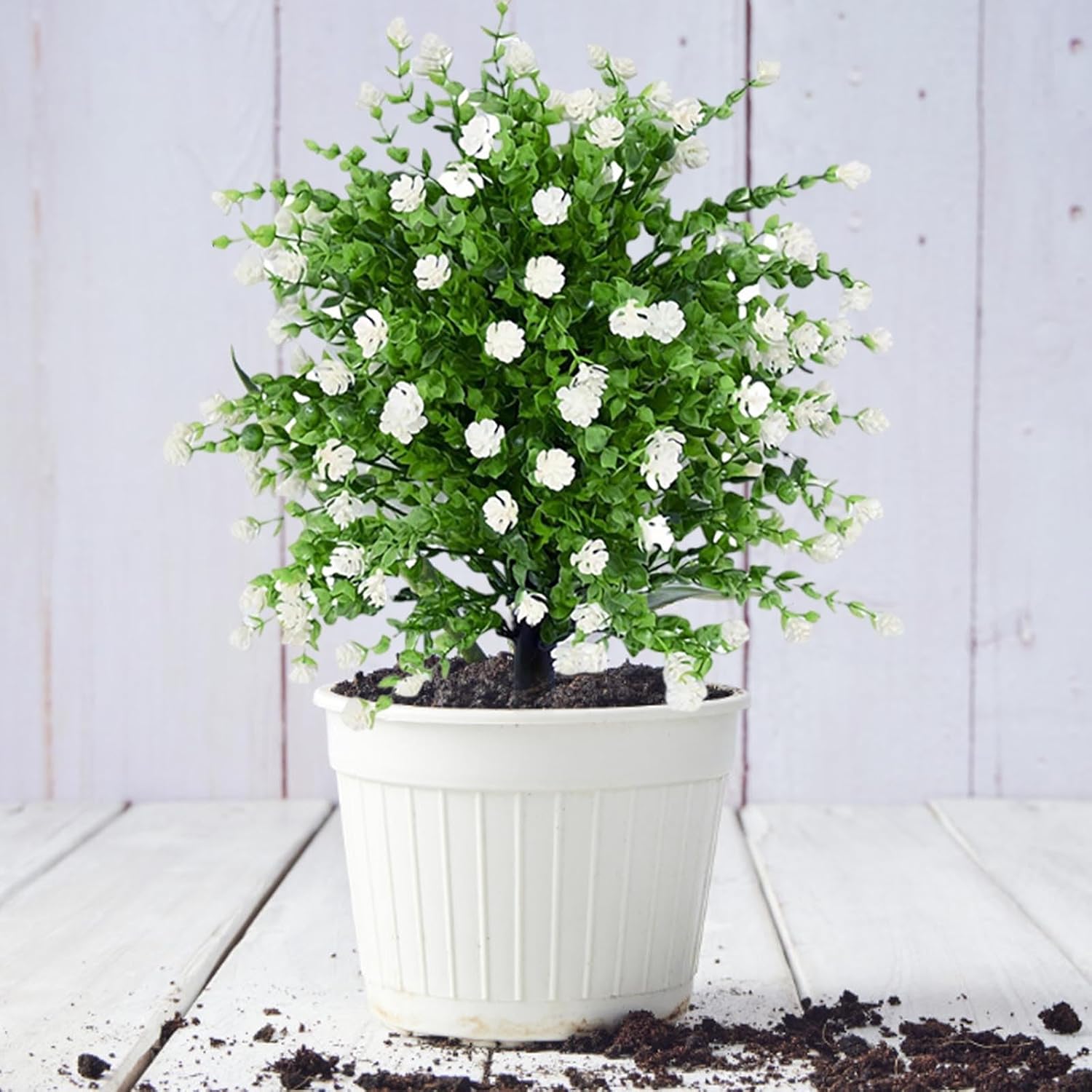 2PC Artificial Boxwood Globe Tree 23In UV Resistant Garden Decor