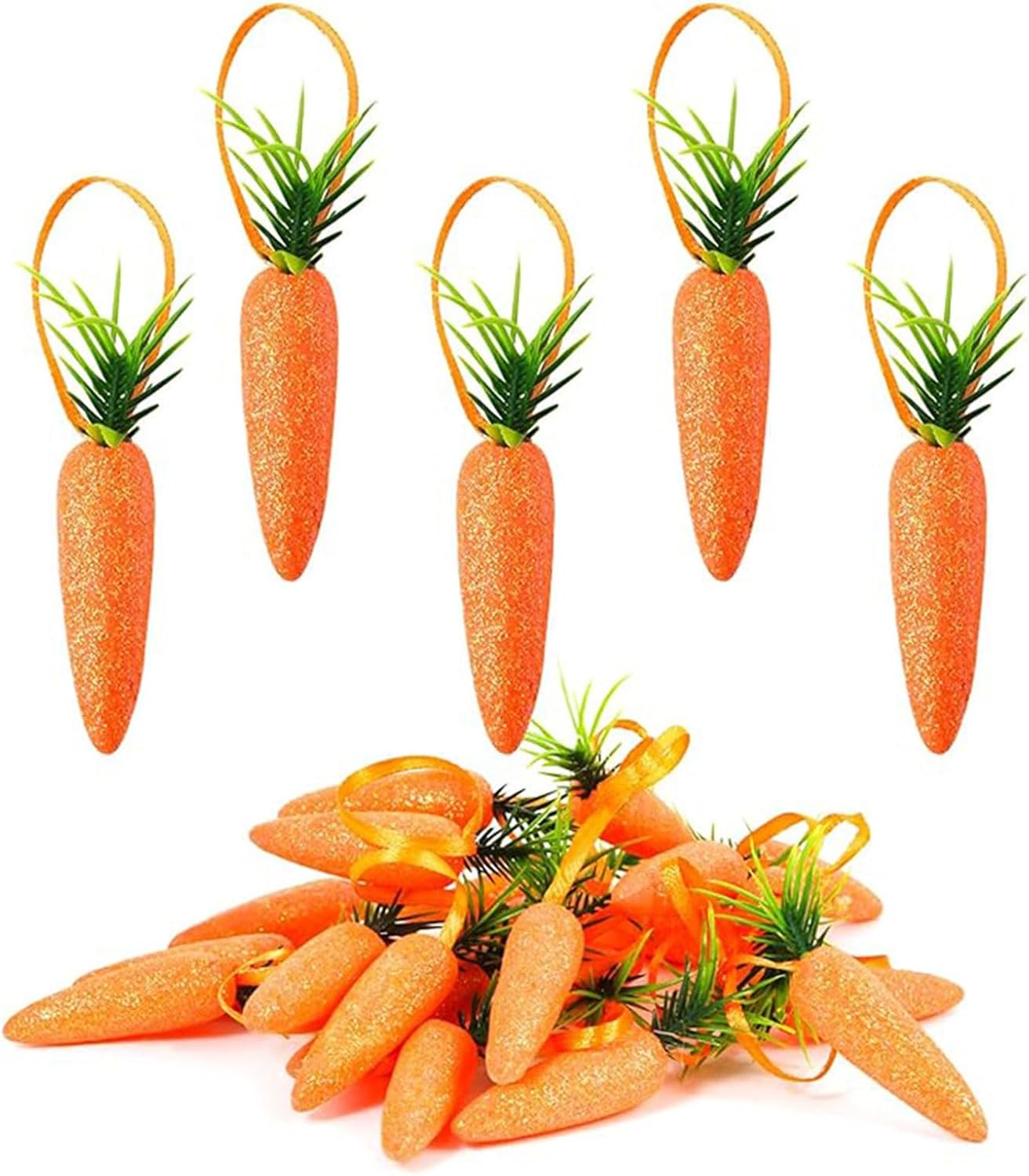 15 30pcs Artificial Vegetables Easter Party Decorations Carrot Ornaments