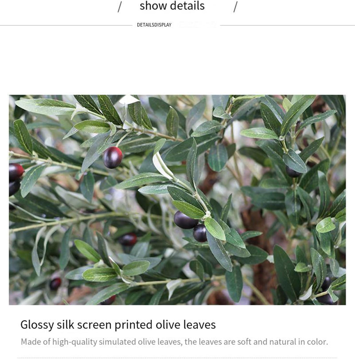 Tall Olive Tree Artificial Plant 350cm Realistic Texture