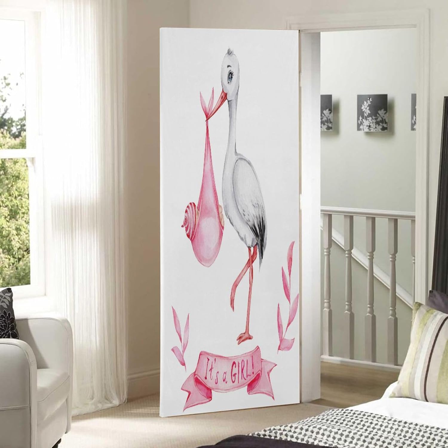 Susiyo Halloween Stork Door Cover 32x79 in