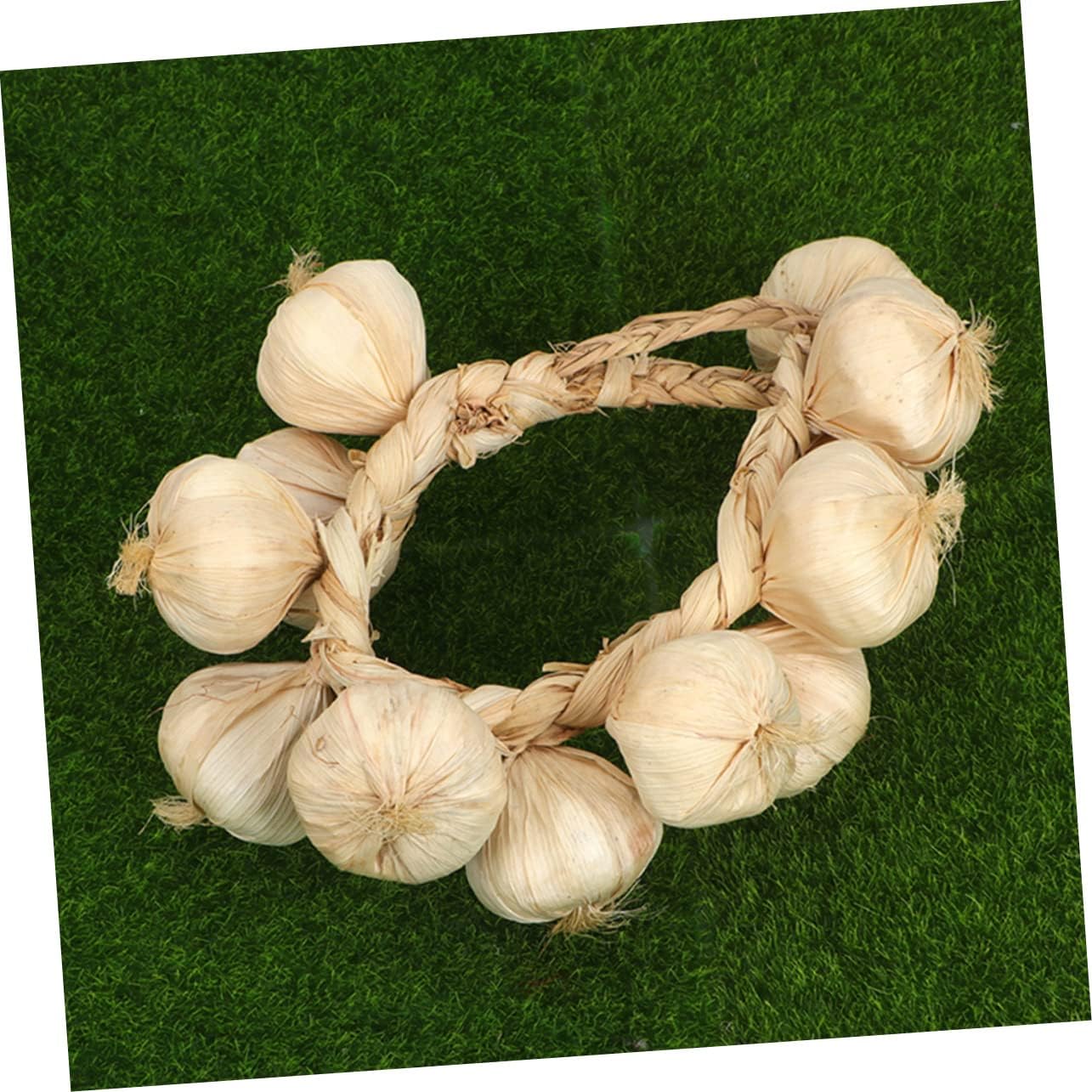 Mobestech 2Pcs Simulated Garlic Strings Halloween Decor