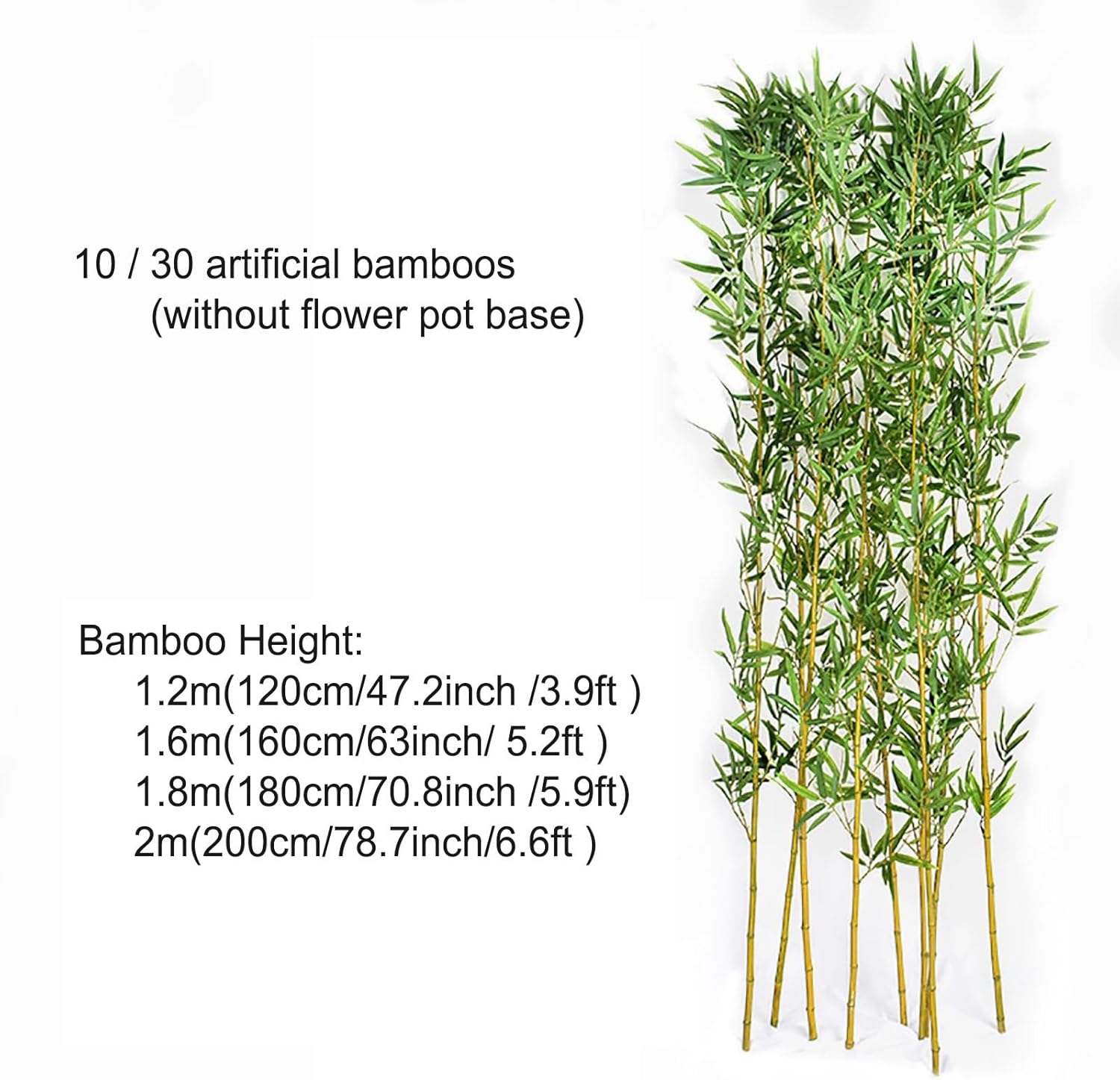 Artificial Bamboo Tree for Privacy Decor Backyard Wedding Balcony