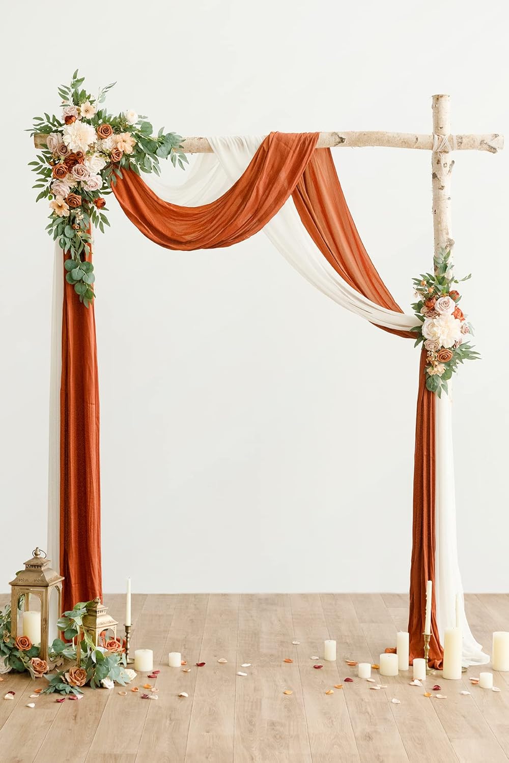 Lings Moment Fall Wedding Arch Flowers Kit Pack of 4