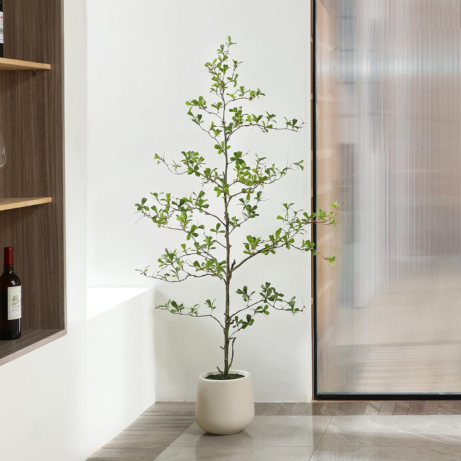 SOGUYI Artificial Black Olive Tree 5FT Decor
