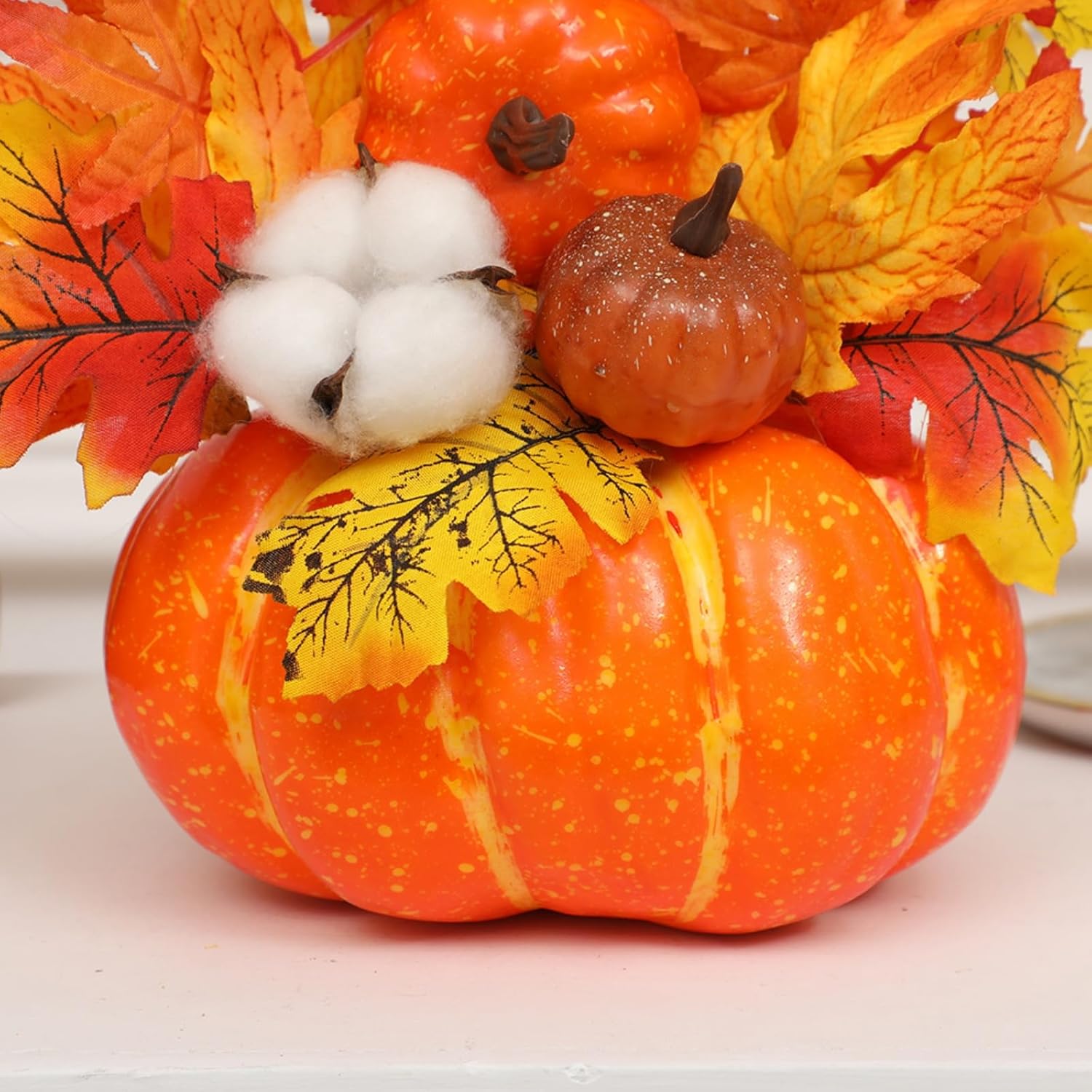 Ochine 12 Inch Artificial Pumpkins for Fall Decor Home