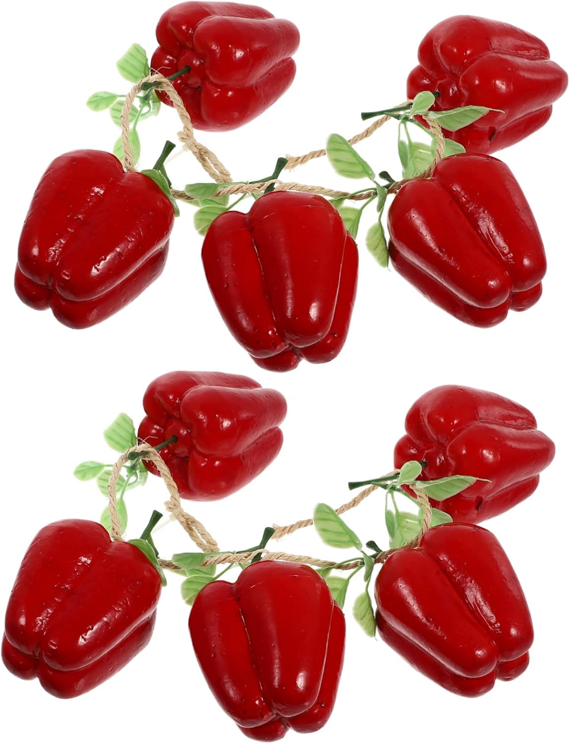 Garneck Realistic Artificial Red Pepper Decorative Pendant