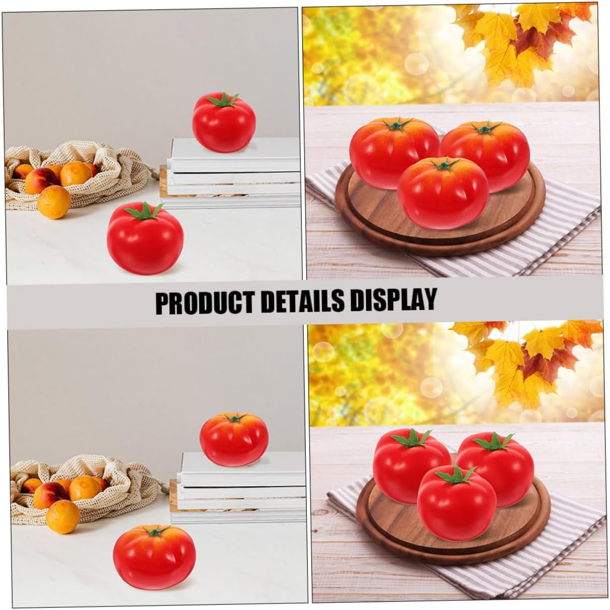 10pcs High Simulation Artificial Tomato Models for Decor