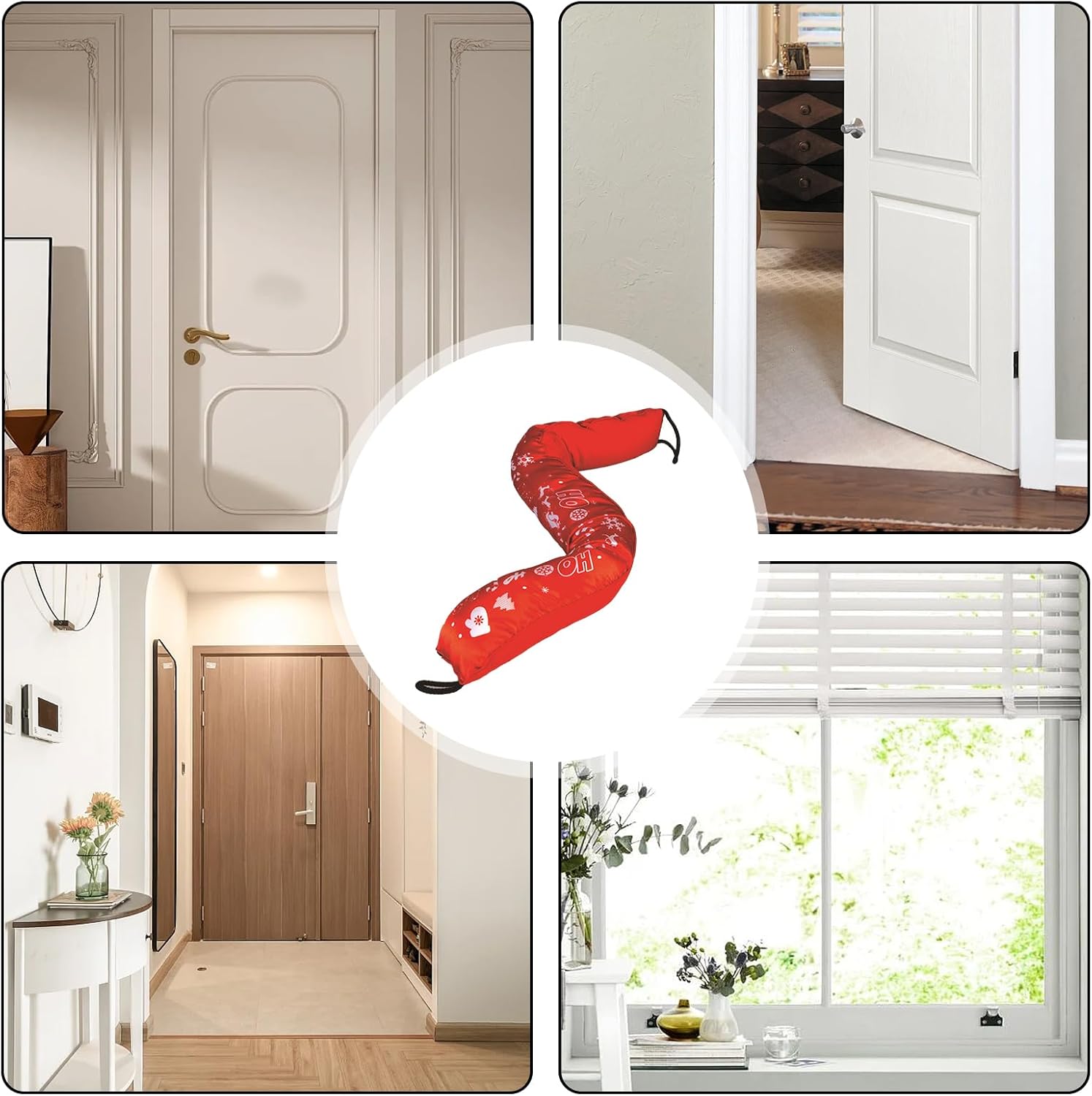 Awakentti Door Draft Stopper 324 Inches Heavy Duty Insulation Sound Blocker