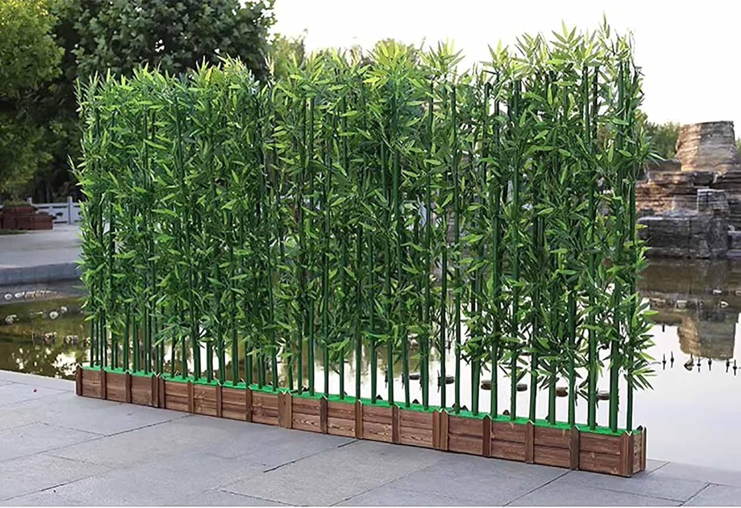 3-4-5-6 Ft Artificial Bamboo Plants for Home Garden