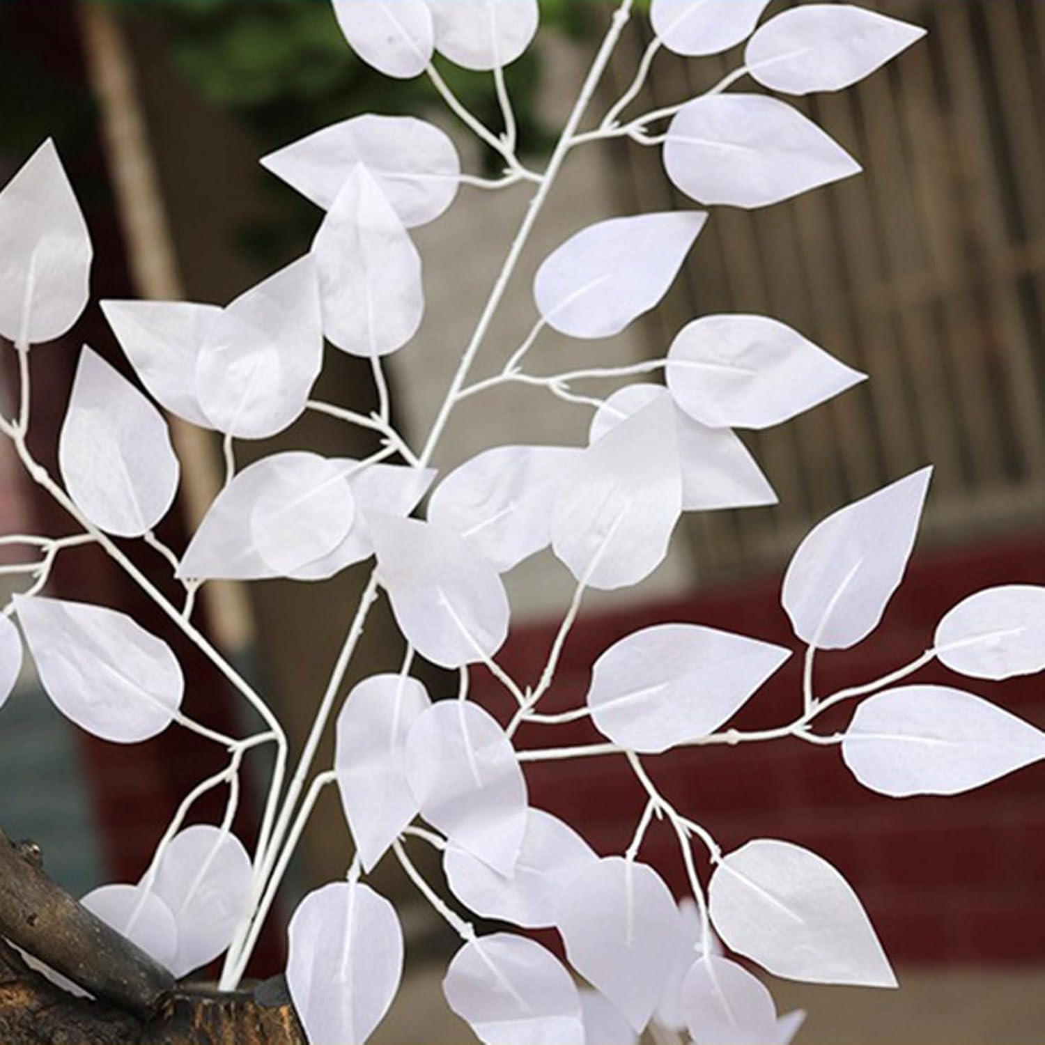 Handmade White Artificial Banyan Tree 1x08m 1